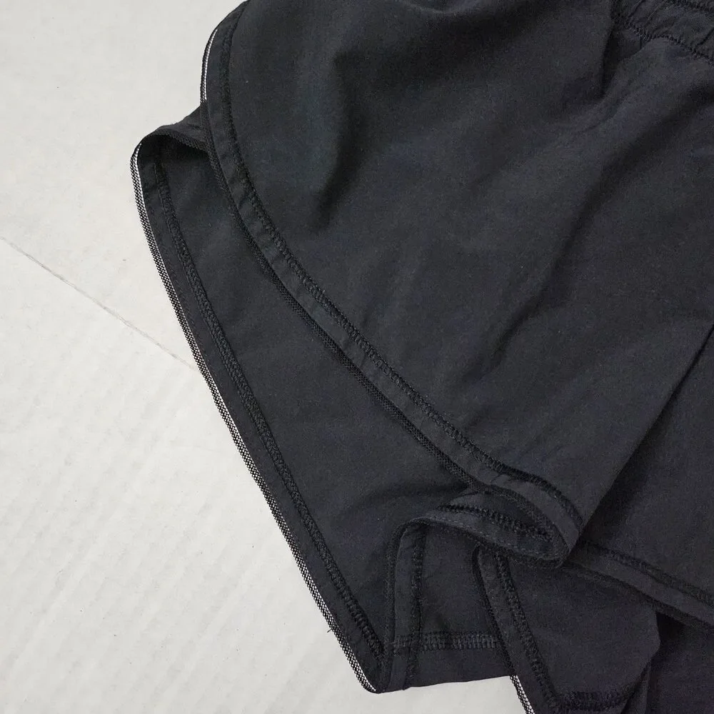 Lululemon Seek The Heat Shorts II 2.5” Black Womens 4‎ Swift Ultra Light Lined